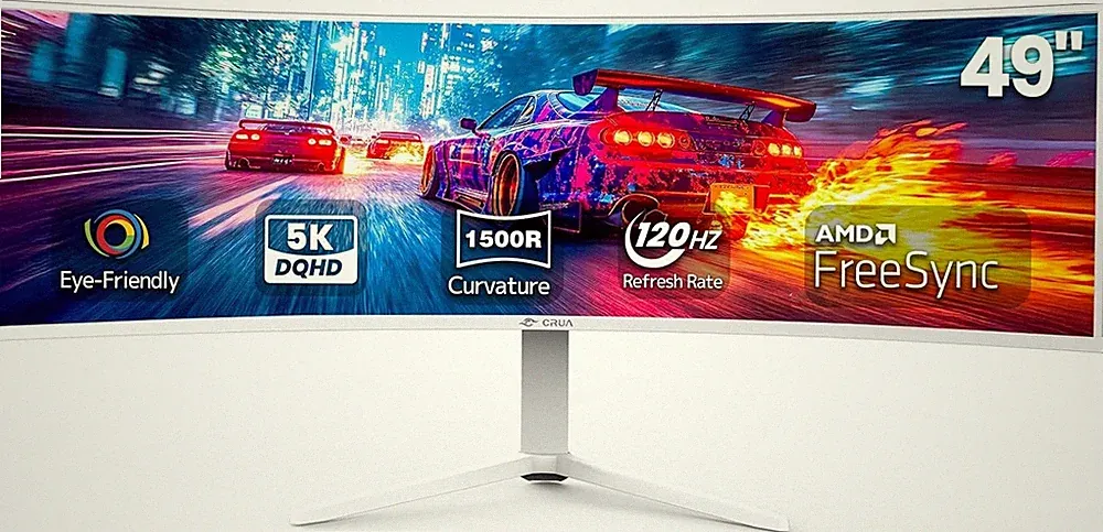 CRUA 49'' DQHD (5120x1440) Curved Monitor CR490QC