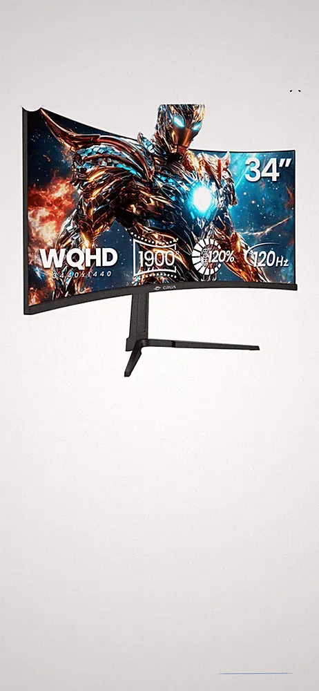 CRUA monitor 34 inch curved