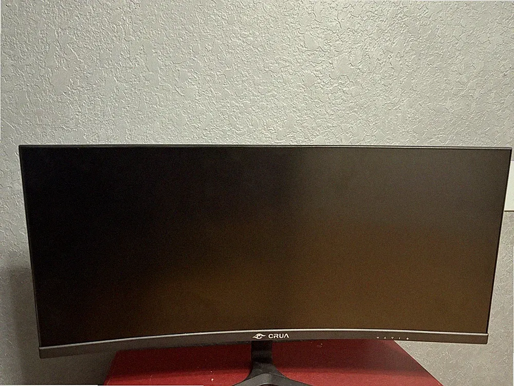 CRUA VA49B 34" Curved Ultrawide LED Monitor 3440x1440 100Hz 21:9 Black