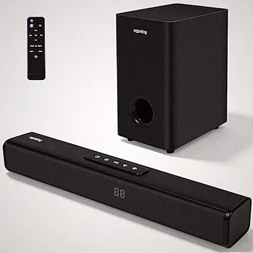 CT-460 Sound Bar for Smart TV - 2.1ch Soundbar with Subwoofer, Bluetooth Sound