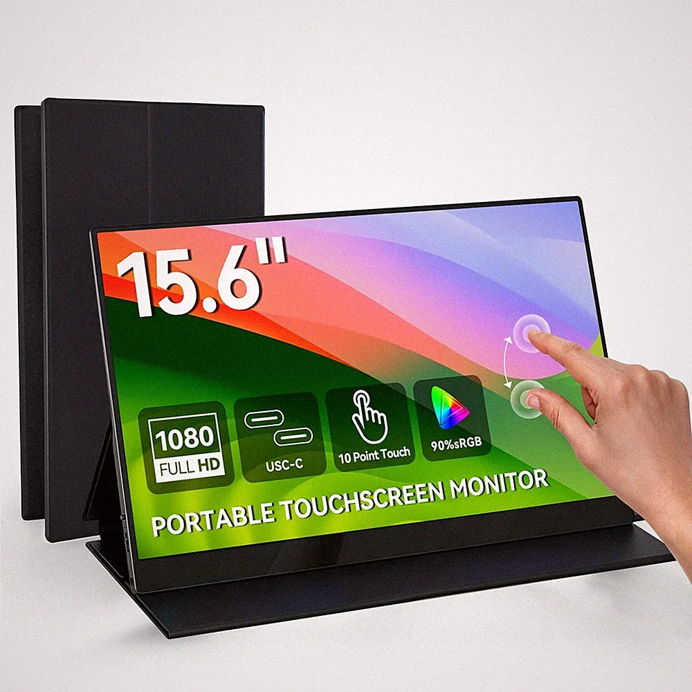 CUNPU 15.6" Portable Monitor 1080P FHD Touchscreen