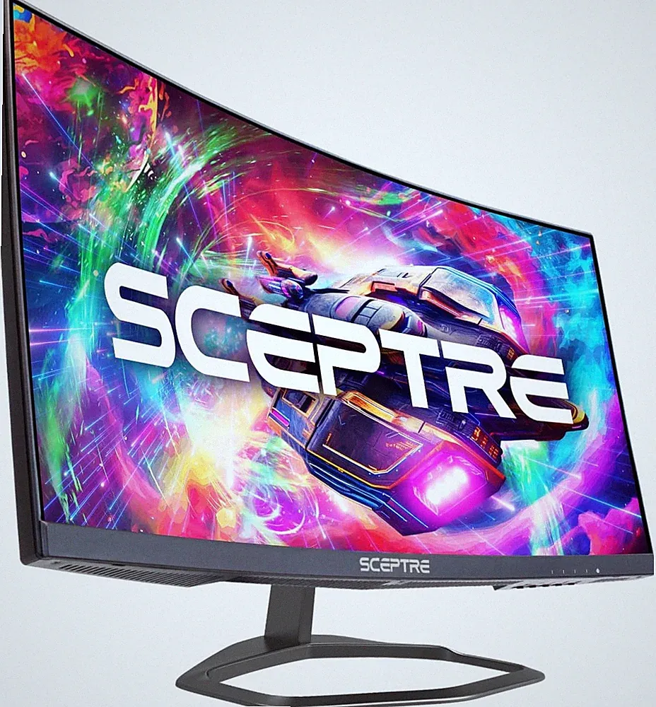 Curved 24.5" Gaming Monitor 240Hz 1080P 1ms with Built-In Speakers - Black