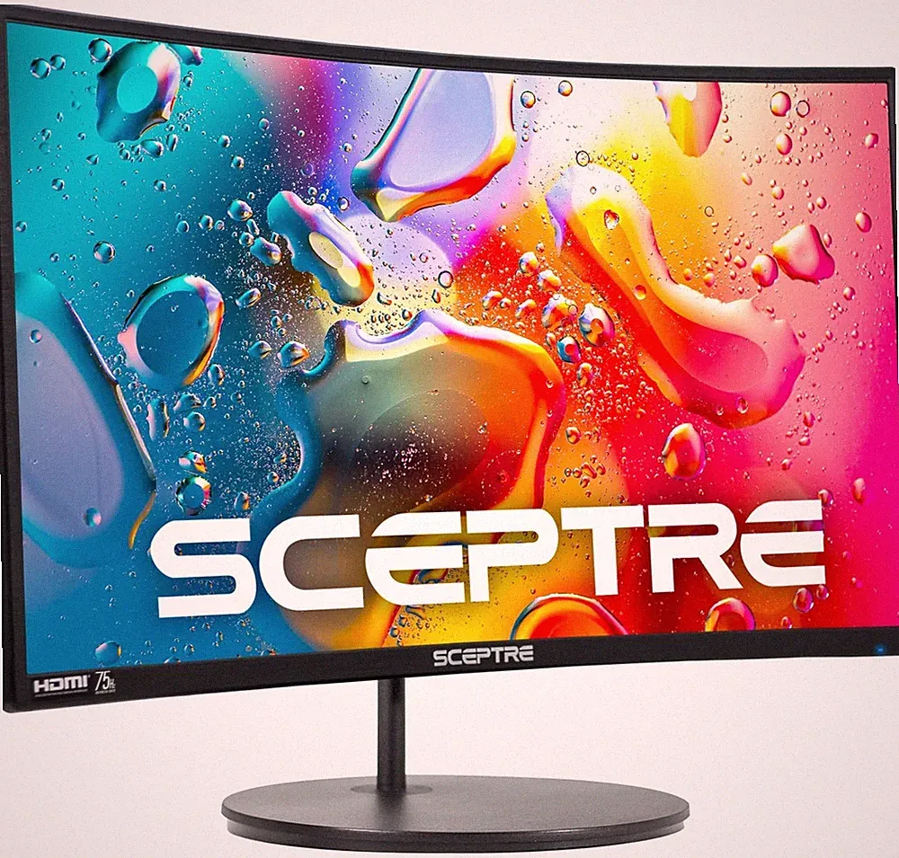 Curved 24-inch Gaming Monitor 1080p R1500 98% sRGB HDMI x2 VGA Build-in Speak...