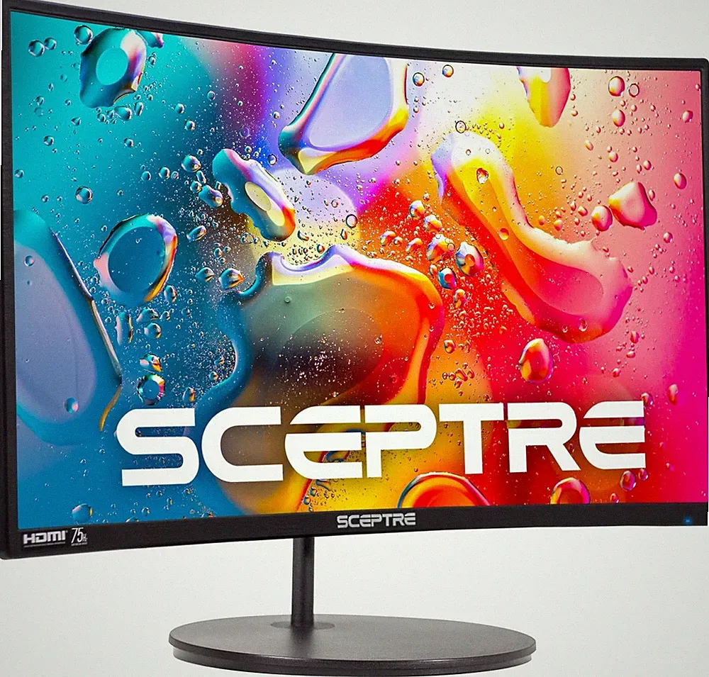 Curved 24-inch Gaming Monitor 1080p R1500 98% sRGB HDMI x2 VGA Speakers VESA