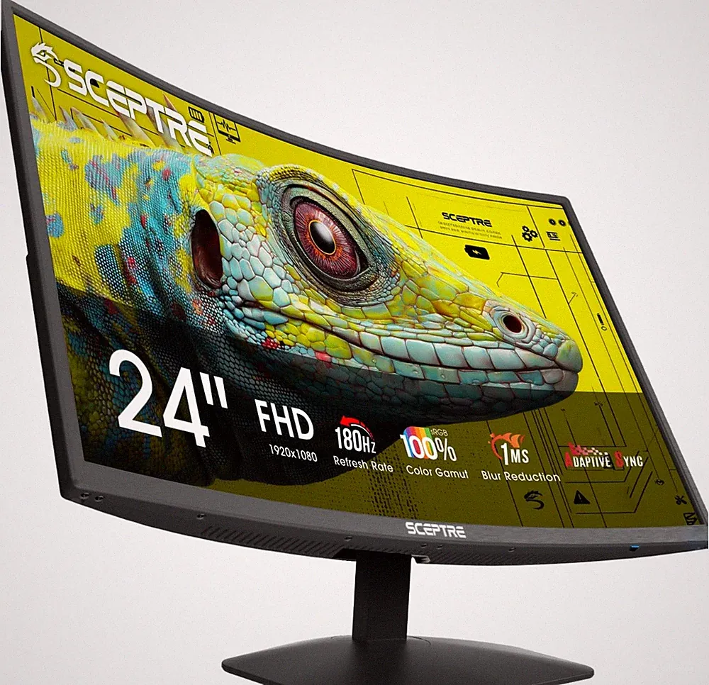 Curved 24-inch Prime Gaming Monitor 1080p 1500R 1ms 180Hz