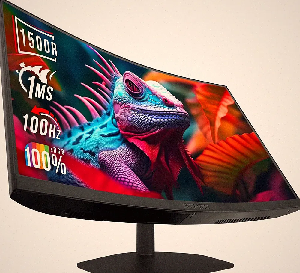 Curved 27-Inch Prime Gaming Monitor 1500R 100Hz HDMI X2 Displayport 1Ms 100% Srg
