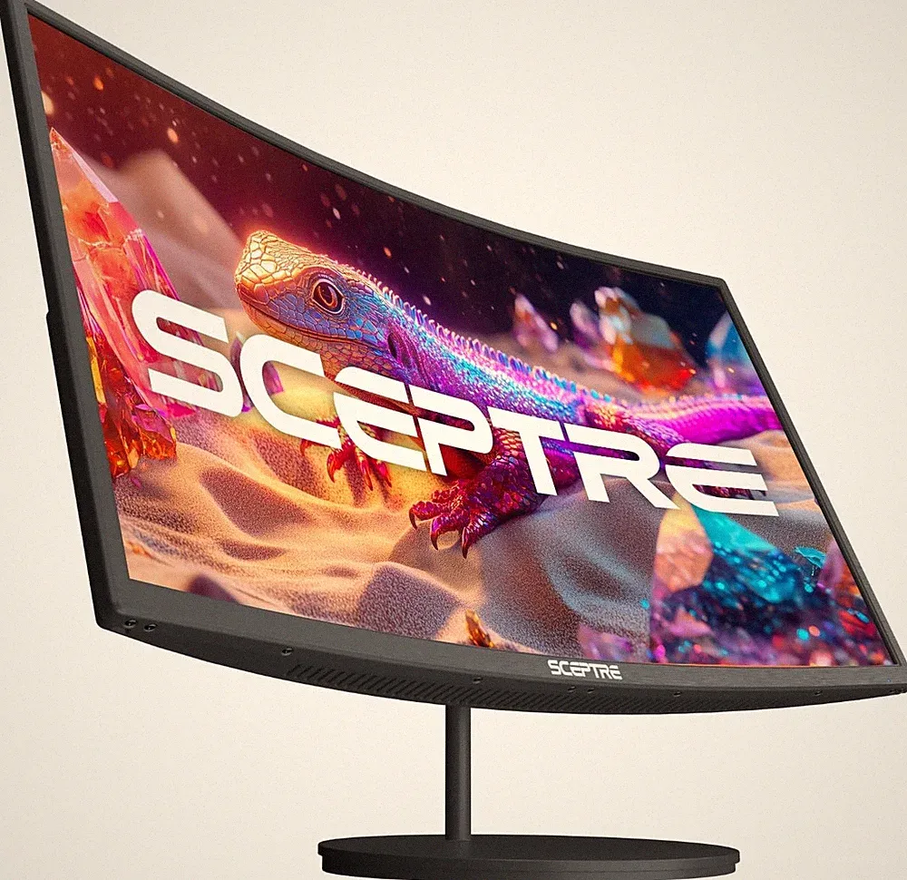 Curved 27-inch Prime Monitor up to 100Hz 1080p, HDMI x2, VGA, 99% sRGB, Built...