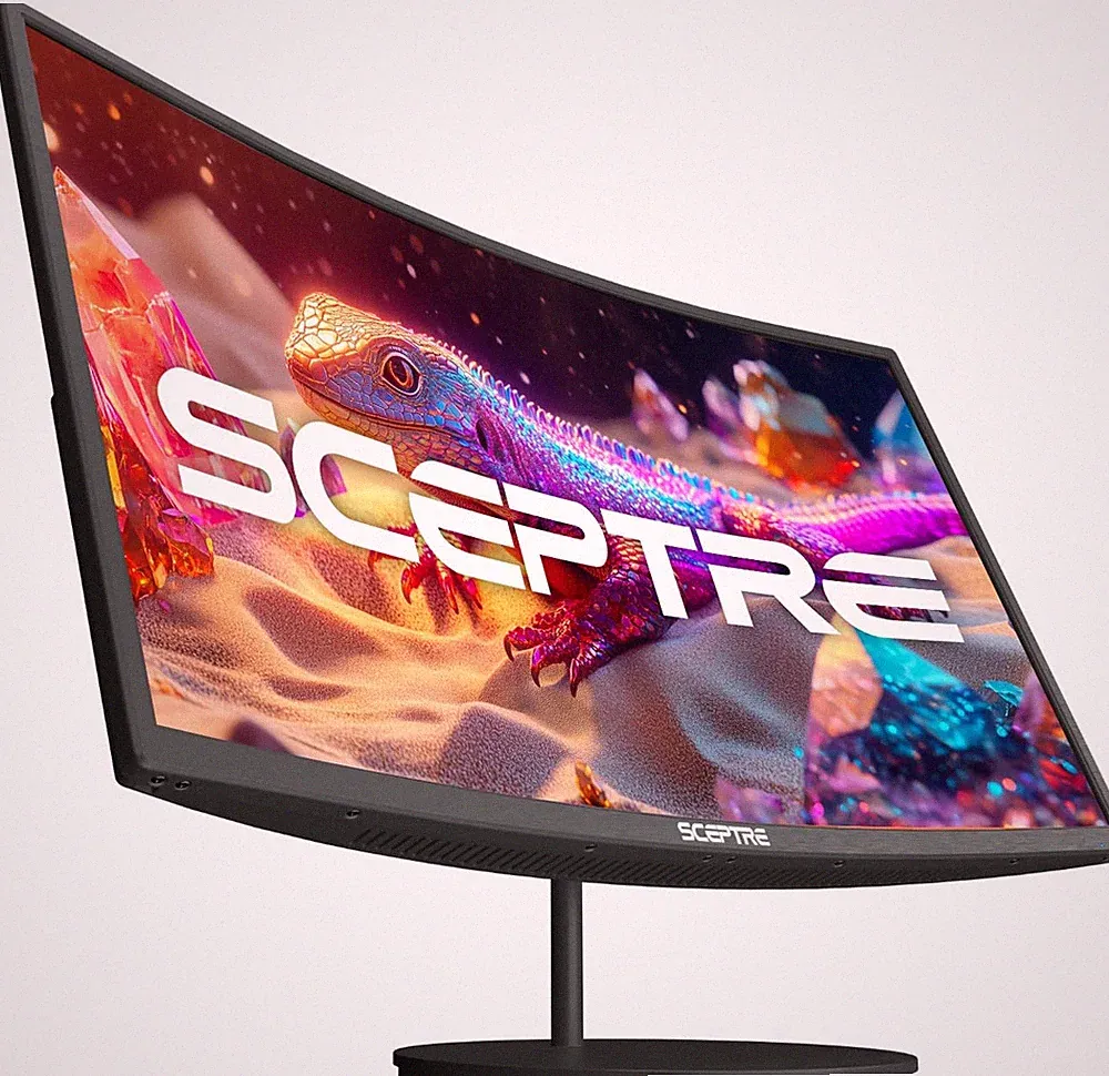 Curved 27-Inch Prime Monitor up to 100Hz 1080P, HDMI X2, VGA, 99% Srgb, Built-In