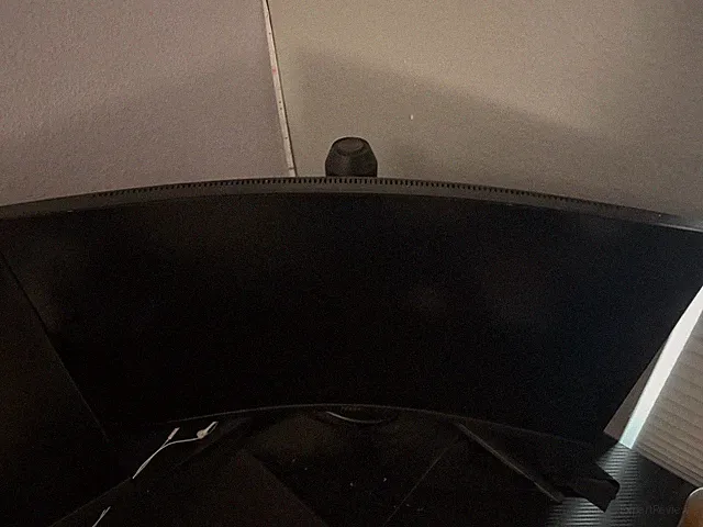 Curved Screen Black Computer Monitor