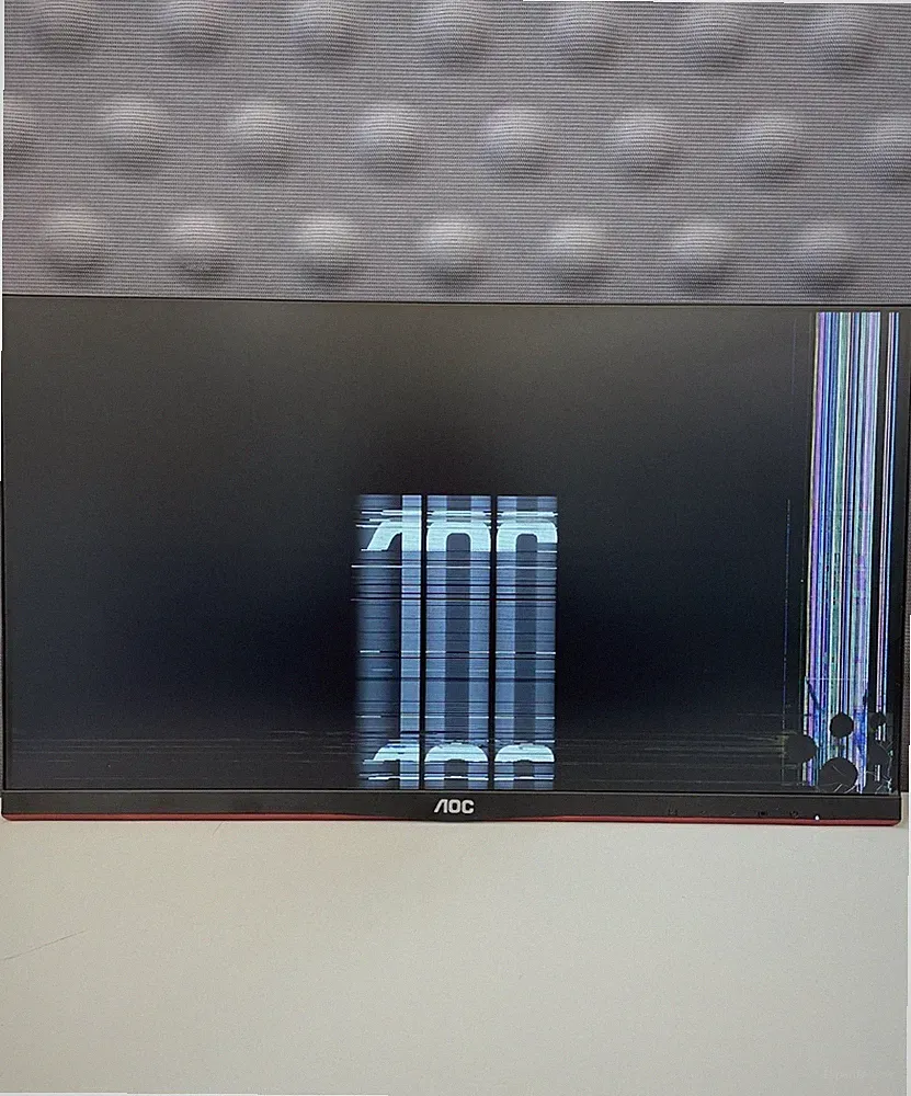 DAMAGED AOC 24G2E5 23.8" 1920x1080 Full HD IPS 1ms 75Hz Gaming Monitor