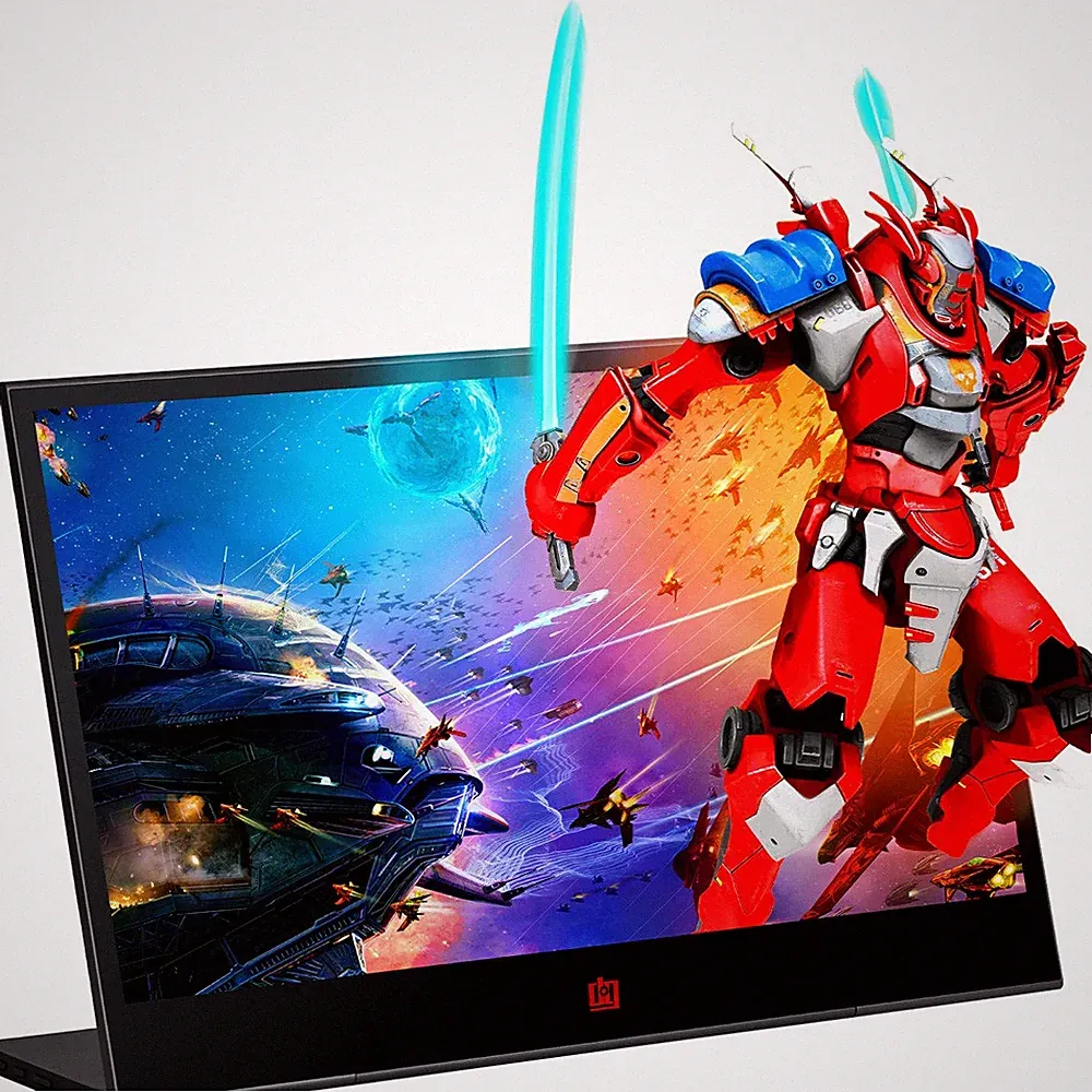 Deco Gear 15.6" Portable screen , IPS, 16.7 Million Colors, Touchscreen Open Box