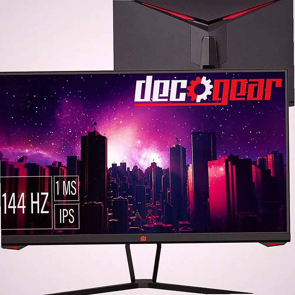 Deco Gear 25-inch 1080P FHD Gaming Monitor in Black - VIEW250F - Open Box
