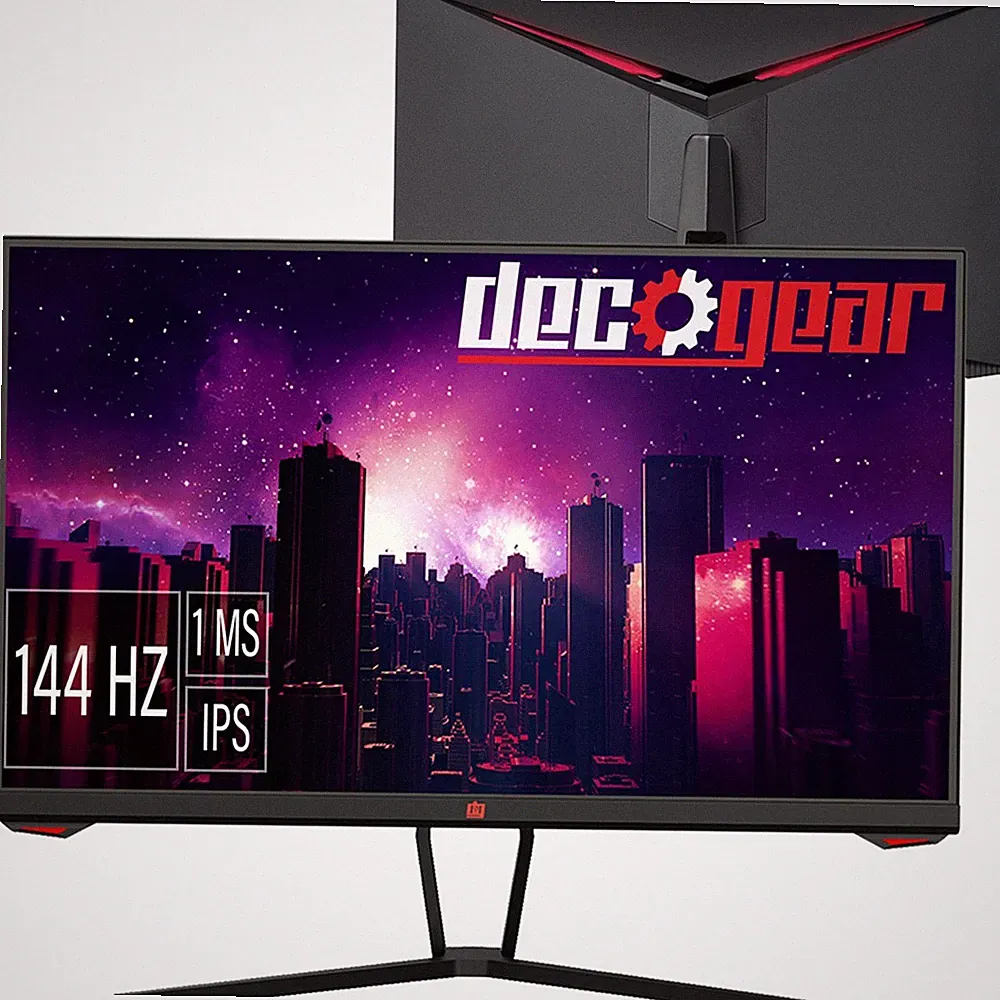 Deco Gear 25-inch 1080P FHD Gaming Monitor in Black - VIEW250F - Open Box