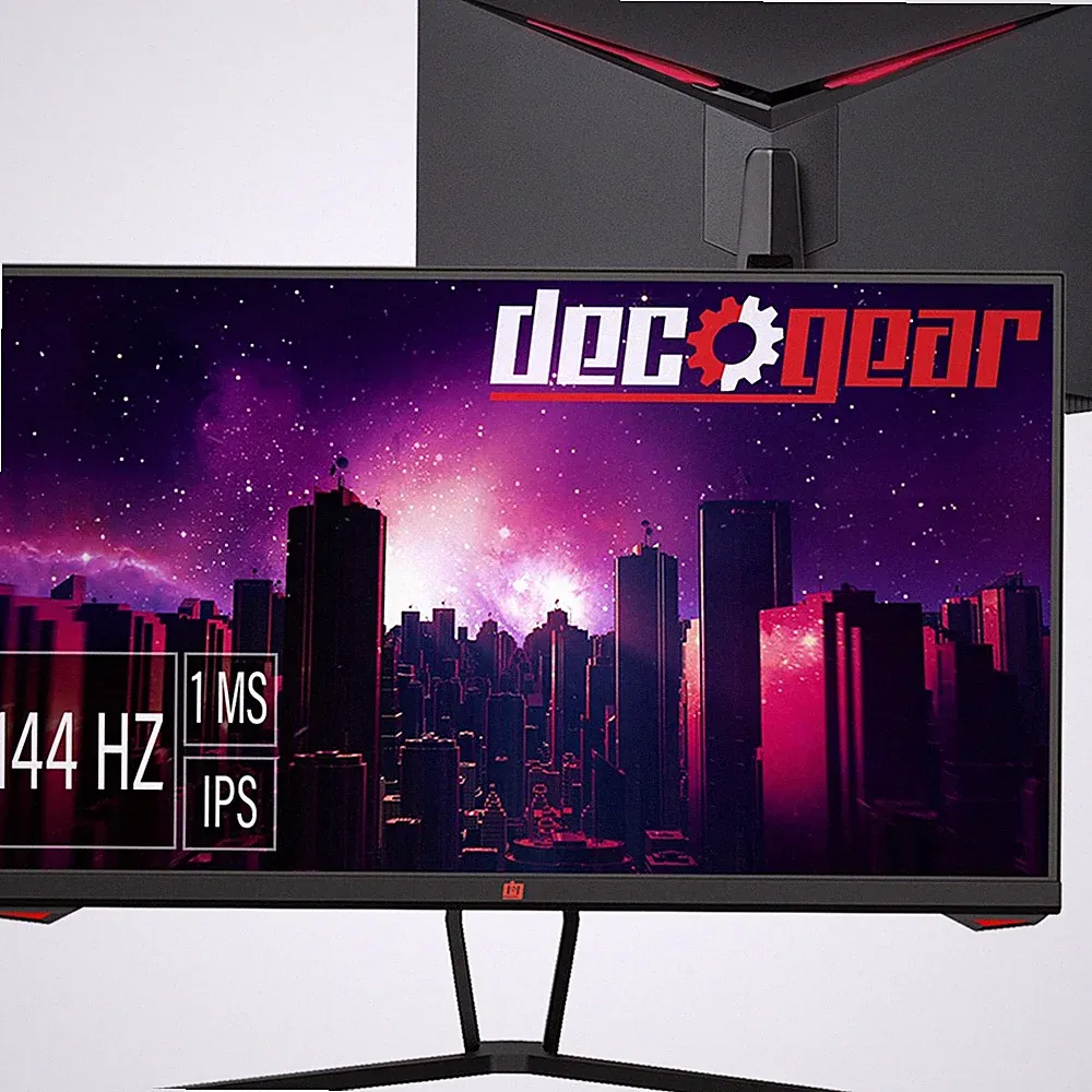 Deco Gear 25-inch 1080P FHD Gaming Monitor in Black - VIEW250F - Open Box
