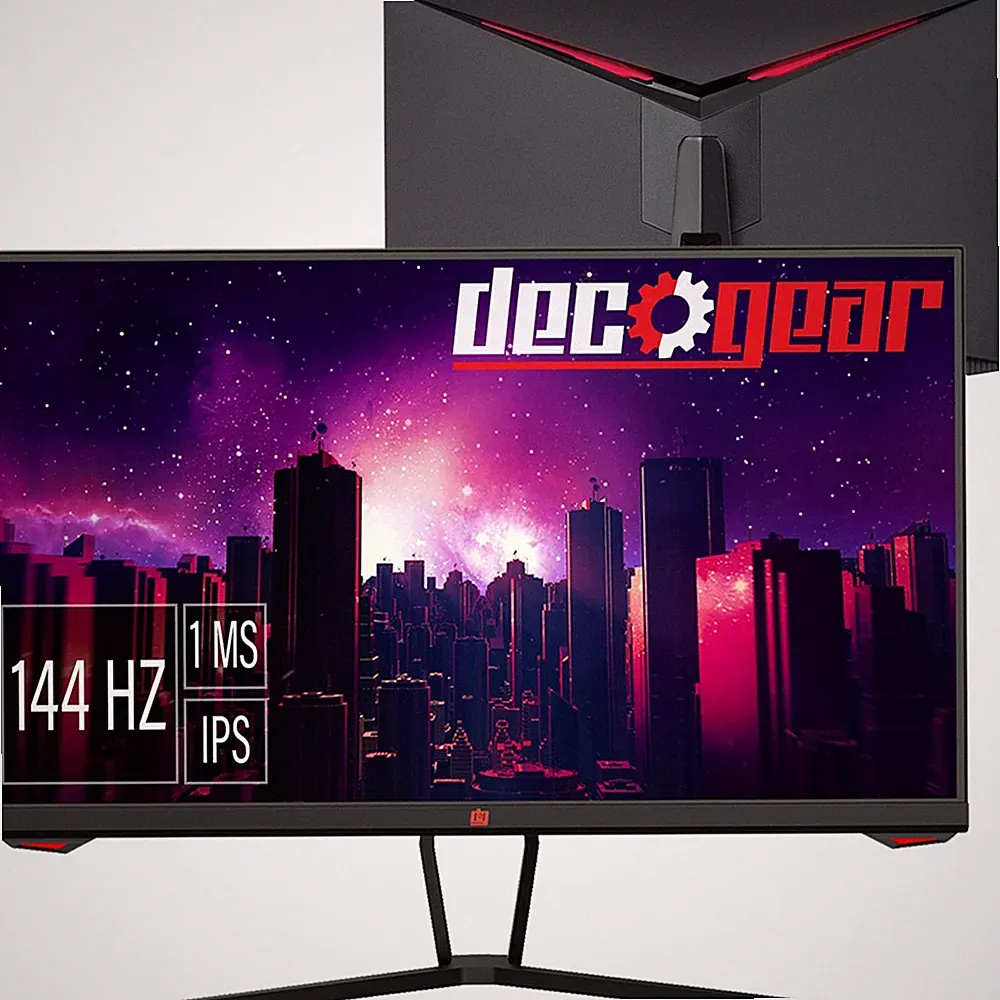Deco Gear 25-inch 1080P FHD Gaming Monitor in Black - VIEW250F - Open Box