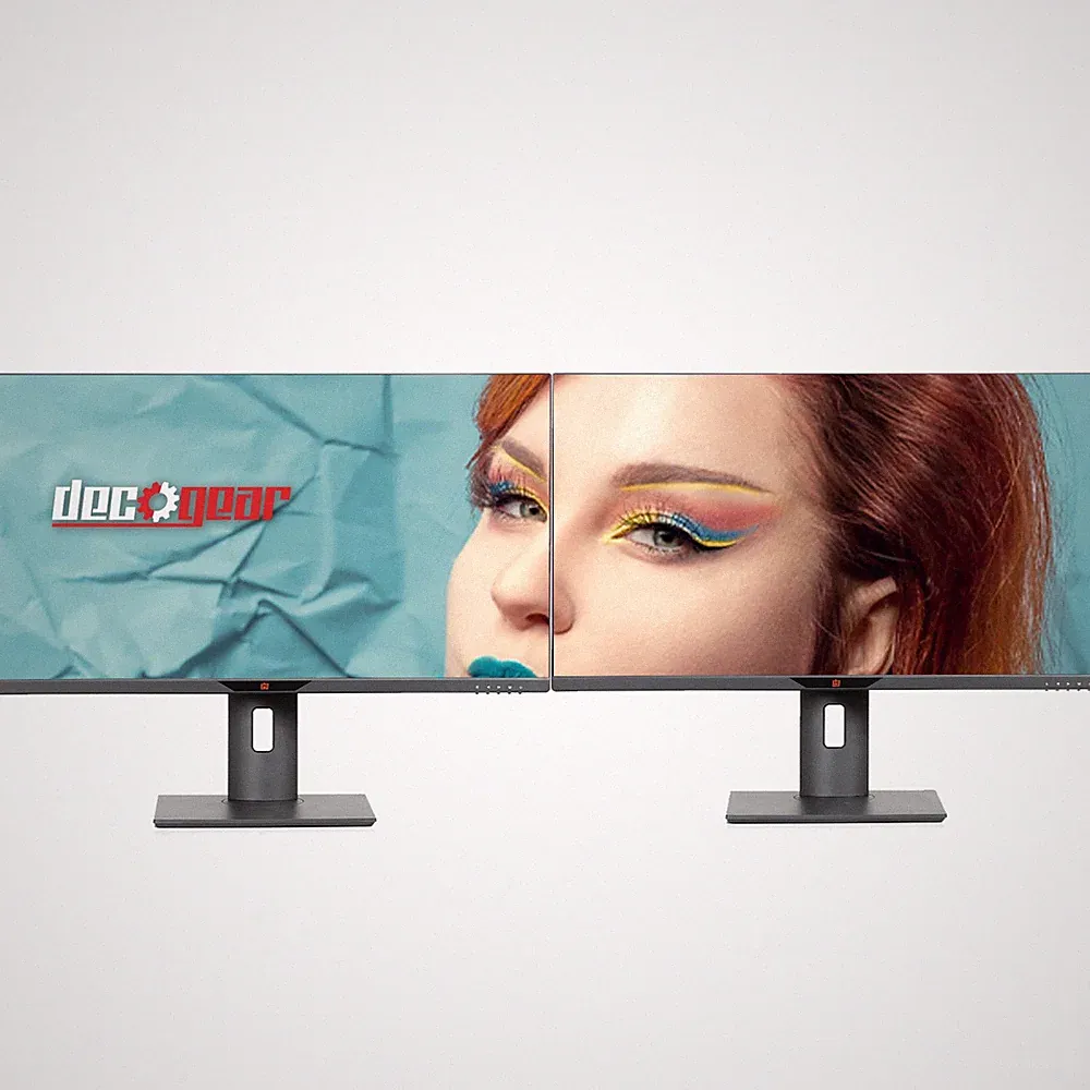 Deco Gear 28" 4K Ultrawide IPS Monitor, 60Hz, 1 Billion Colors, 100% sRGB 2-Pack