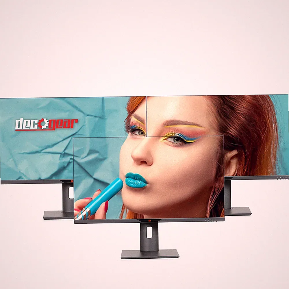 Deco Gear 28" 4K Ultrawide IPS Monitor, 60Hz, 1 Billion Colors, 100% sRGB 3-Pack