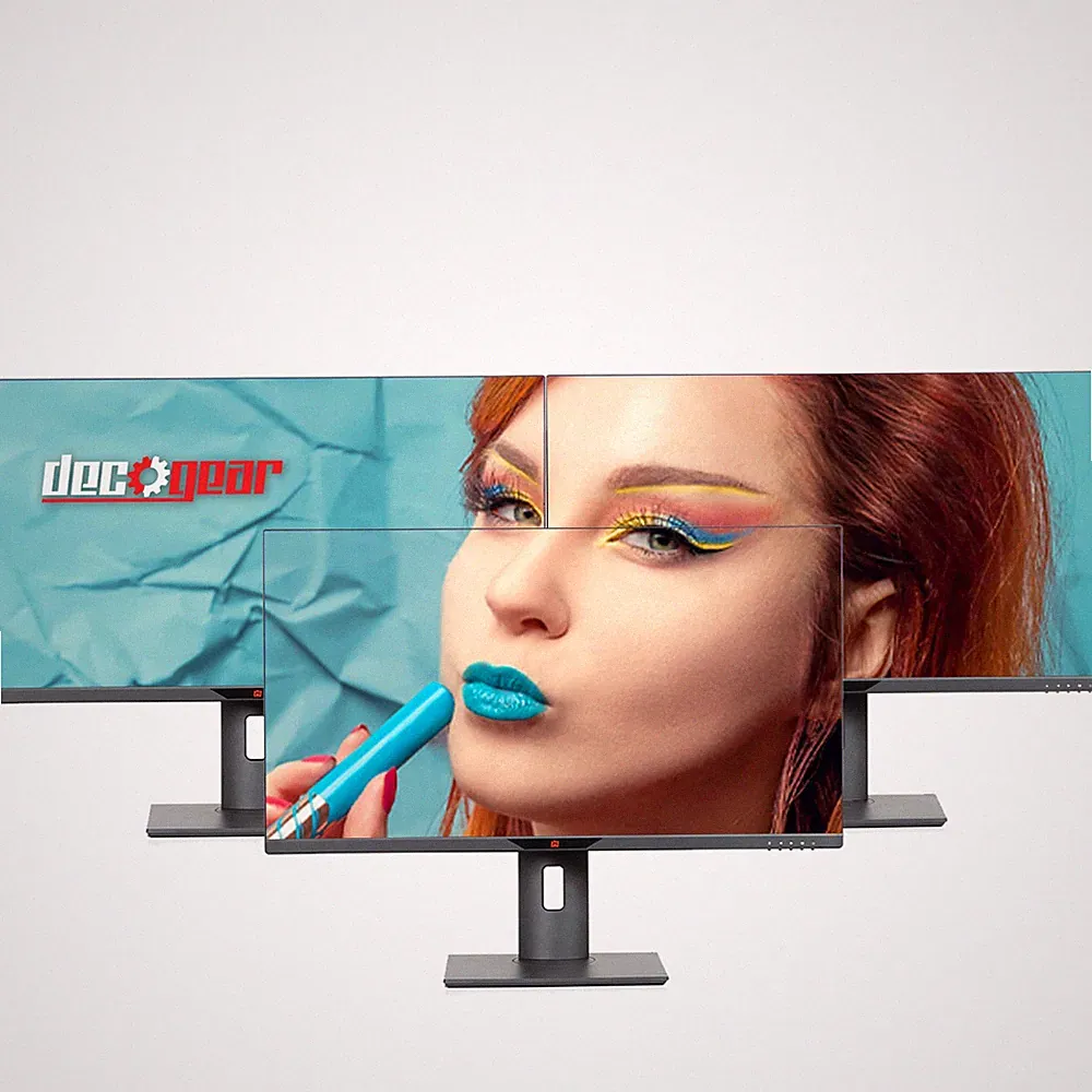 Deco Gear 28" 4K Ultrawide IPS Monitor, 60Hz, 1 Billion Colors, 100% sRGB 3-Pack
