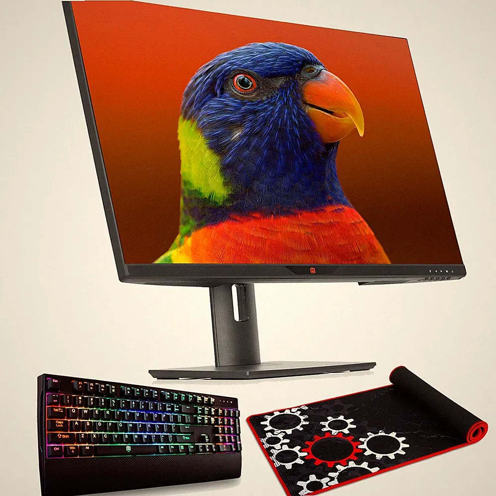 Deco Gear 28" 4K Ultrawide IPS Monitor + Bonus Keyboard, Extended Mouse Pad