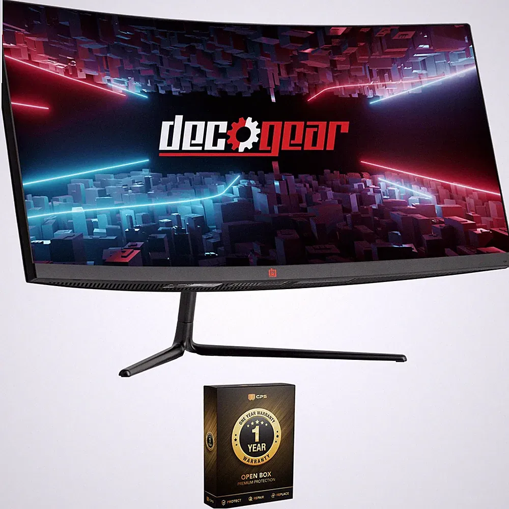 Deco Gear 30" Curved Monitor, 200Hz, 1ms MPRT (Open Box) + 1 Year Warranty