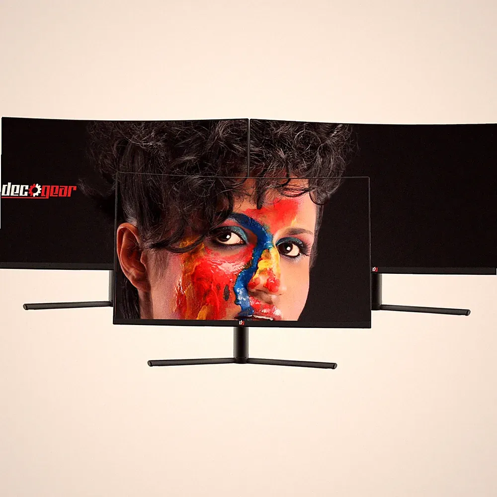 Deco Gear 32" Curved Gaming Monitor 1920x1080 3000:1 Contrast Ratio, 75 Hz, 3PK
