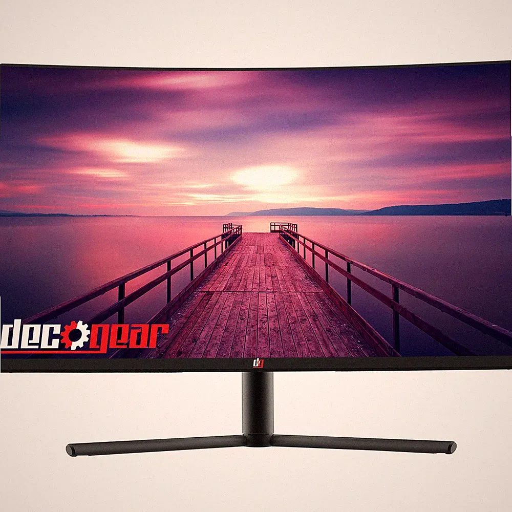 Deco Gear 32" Curved Gaming Monitor 1920x1080 3000:1 Contrast Ratio, 75 Hz, 6 ms