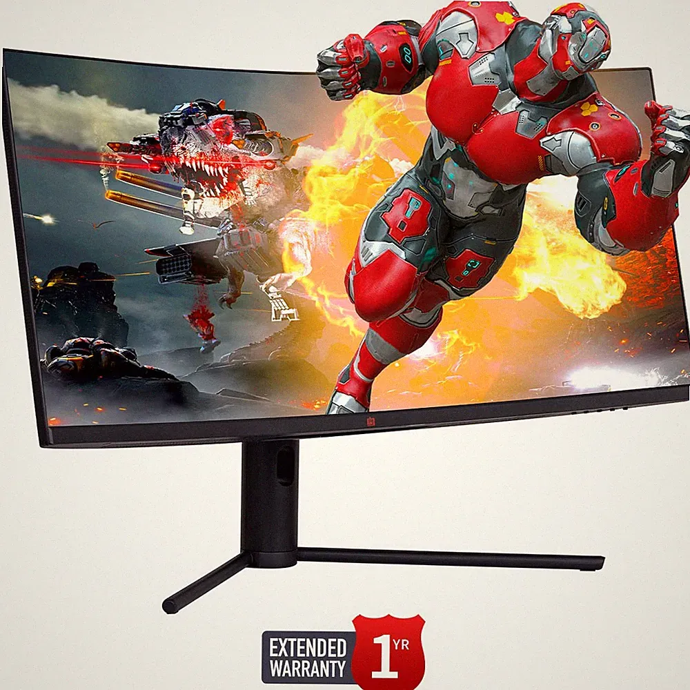 Deco Gear 34" 3440x1440 21:9 Ultrawide Curved Monitor + 1 Year Extended Warranty