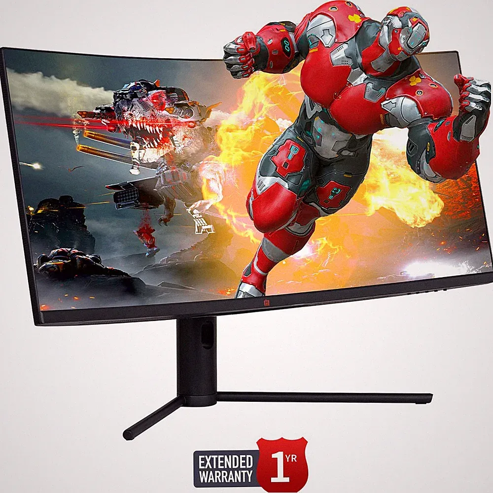 Deco Gear 34" 3440x1440 21:9 Ultrawide Curved Monitor + 1 Year Extended Warranty