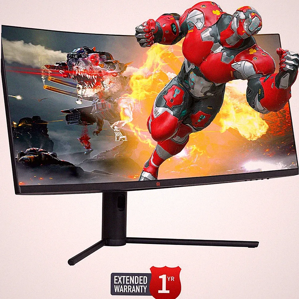 Deco Gear 34" 3440x1440 21:9 Ultrawide Curved Monitor + 1 Year Extended Warranty