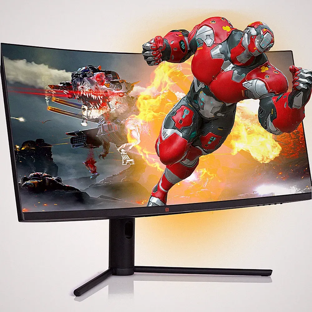 Deco Gear 34" 3440x1440 21:9 Ultrawide Curved Monitor, 180Hz, HDR10, 4000:1, 6ms