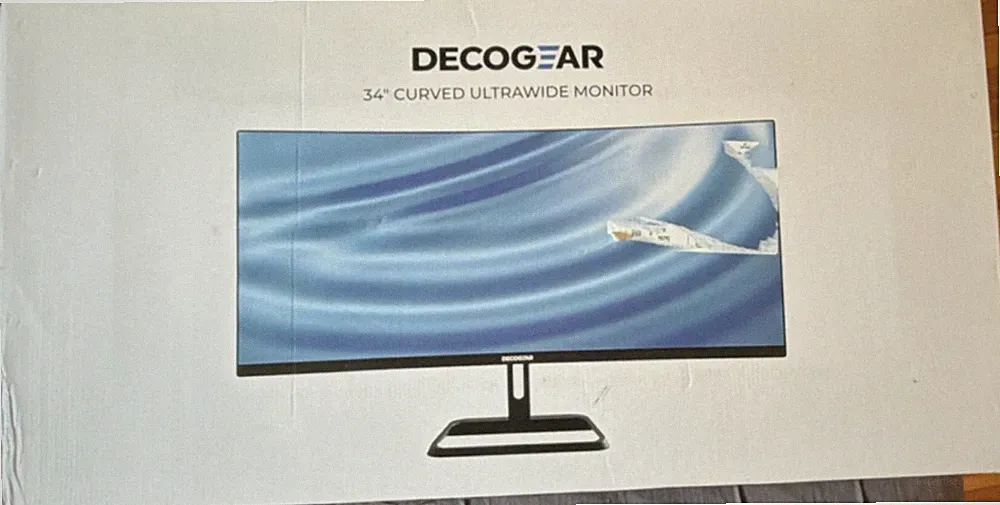 Deco Gear 34" Curved Ultrawide Monitor Ultrawide Series 21:9 Aspect Ratio Model