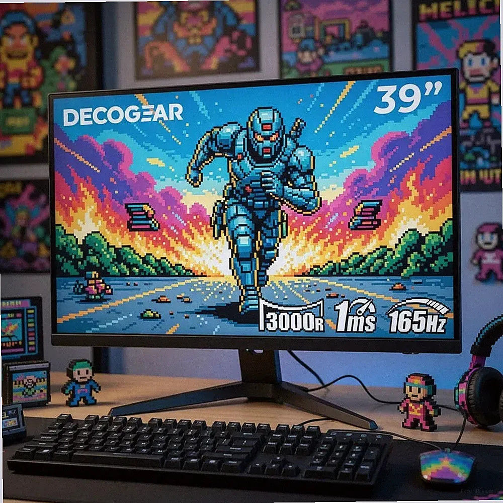 DECO GEAR 39" Curved Gaming Monitor | QHD 2560x1440 | 165Hz | 1ms MPRT | HDR400