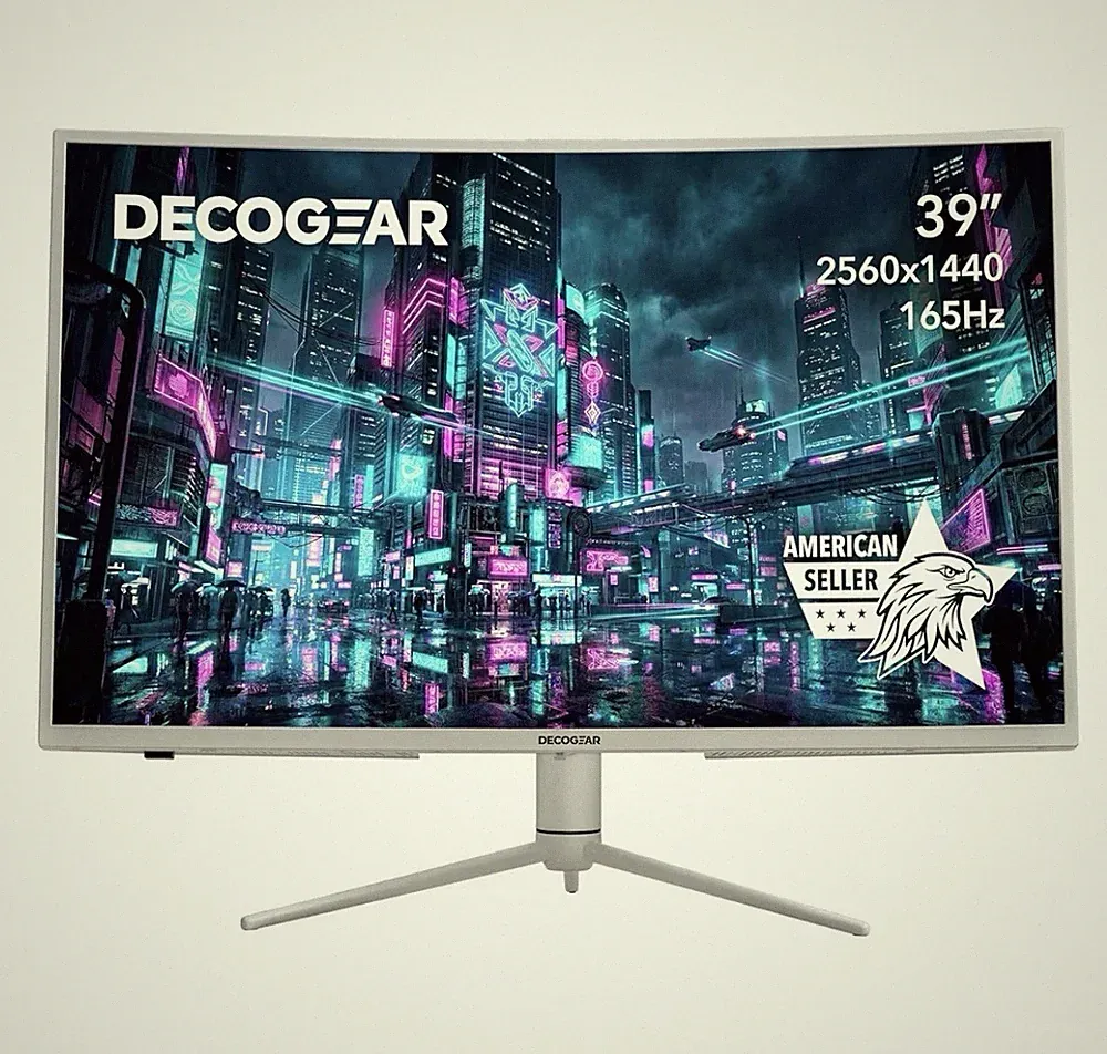 deco gear 39" curved widescreen gaming monitor