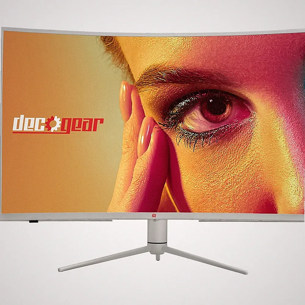 Deco Gear 39" Curved Widescreen Gaming Monitor, 165 Hz, HDR400, White Open Box