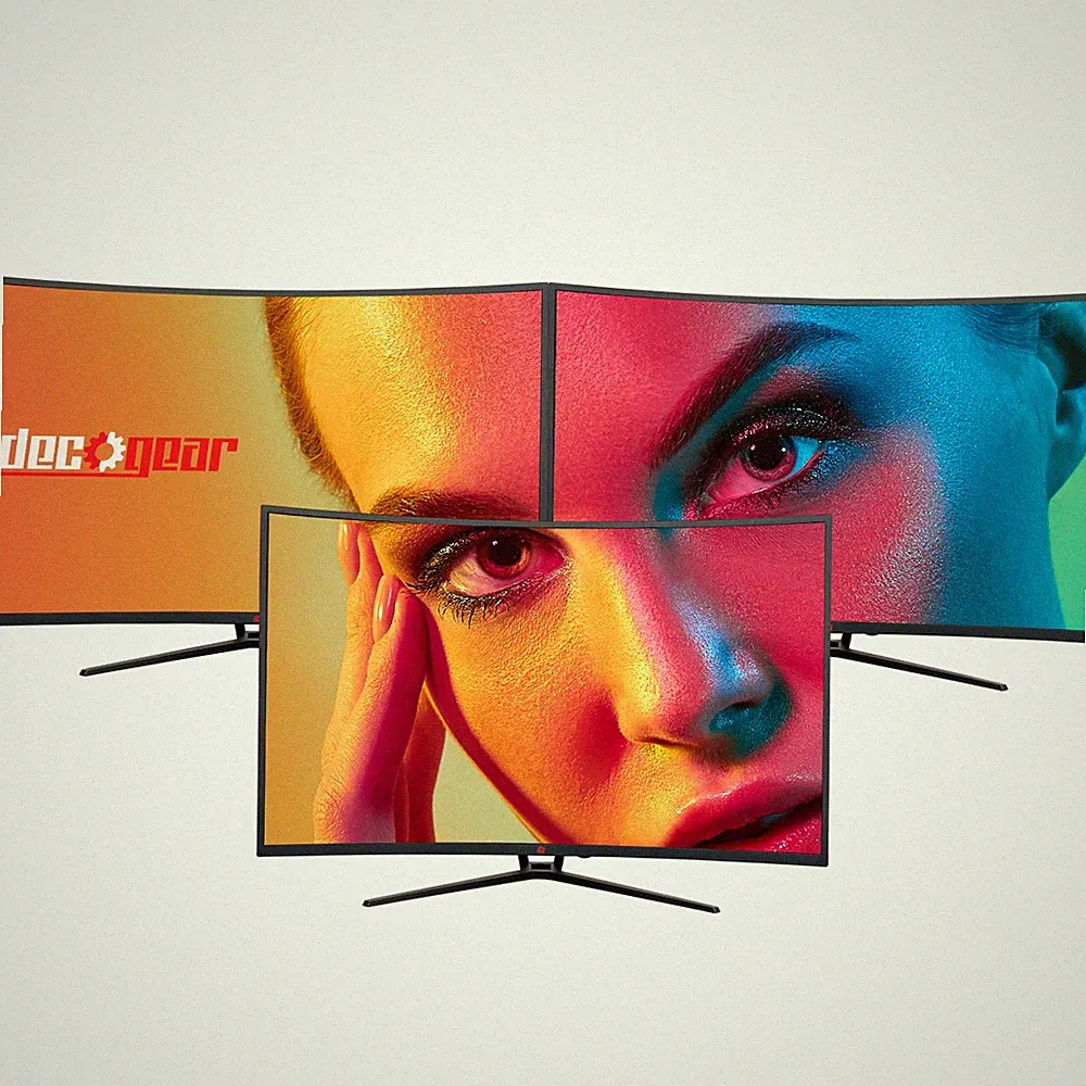 Deco Gear 39" Curved Widescreen Monitor, 2560x1440, 165Hz, 1ms MPRT, 4000:1 3-PK