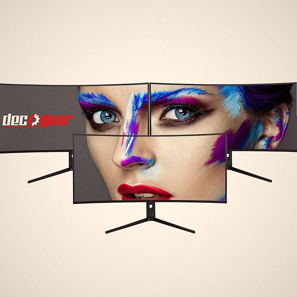 Deco Gear 40" Curved Ultrawide Nano IPS Monitor, 5120x2160 5K2K, 21:9, 3-Pack