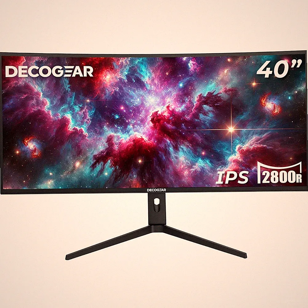 Deco Gear 40" Curved Ultrawide Nano IPS PC Monitor, 5120x2160 5K2K, 21:9, HDR10