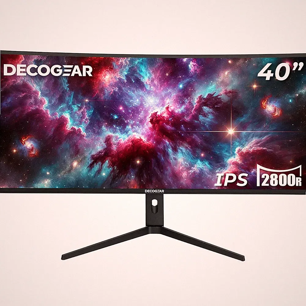 Deco Gear 40" Curved Ultrawide Nano IPS PC Monitor, 5120x2160 5K2K, 21:9, HDR10