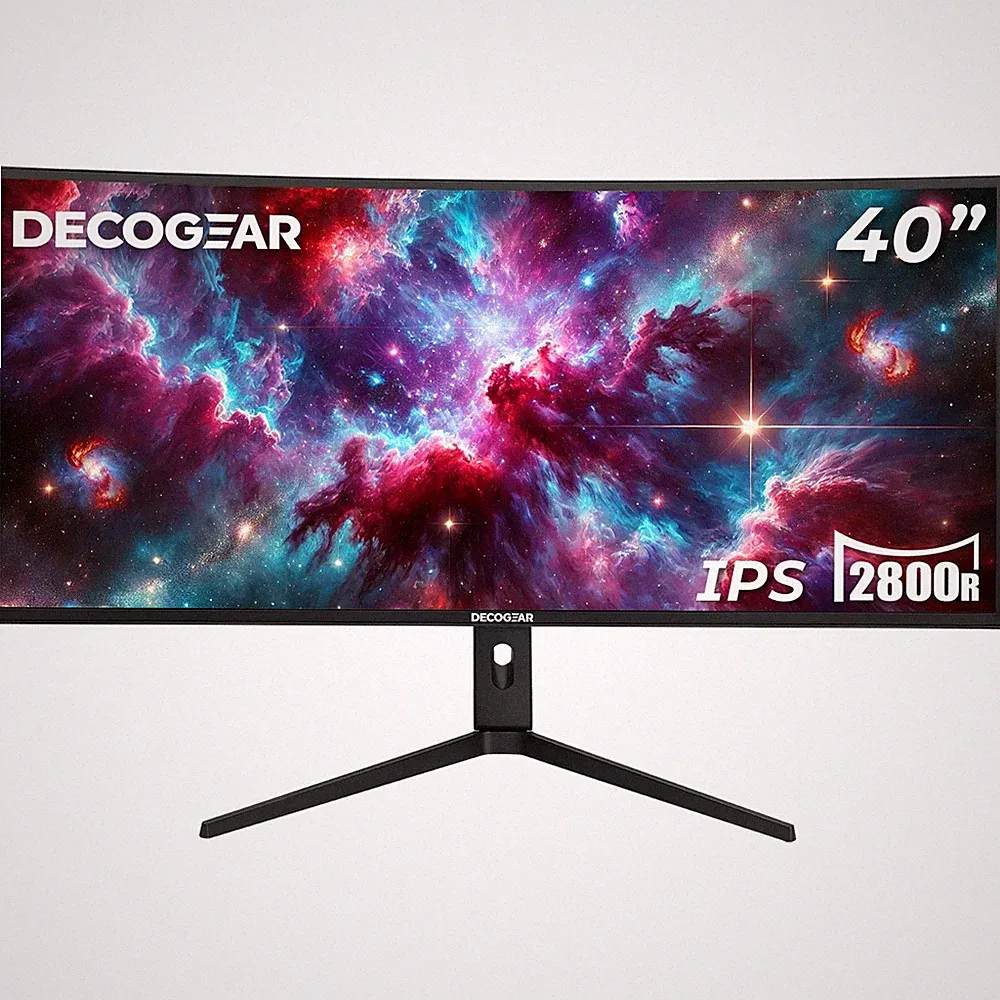 Deco Gear 40" Curved Ultrawide Nano IPS PC Monitor, 5120x2160 5K2K, 21:9, HDR10