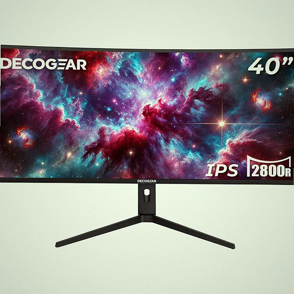 Deco Gear 40" Curved Ultrawide Nano IPS PC Monitor, 5120x2160 5K2K, 21:9, HDR10