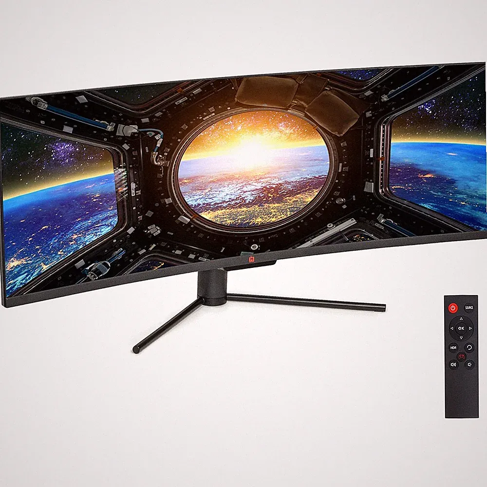 Deco Gear 49" Curved Ultrawide 3840x1080, 32:9 144Hz FreeSync 4ms Gaming Monitor