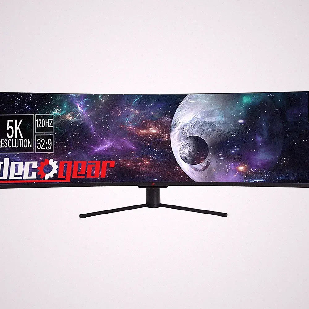 Deco Gear 49" Curved Ultrawide 5K Monitor, 5120x1440, 120Hz, 101% NTSC - Open Bo