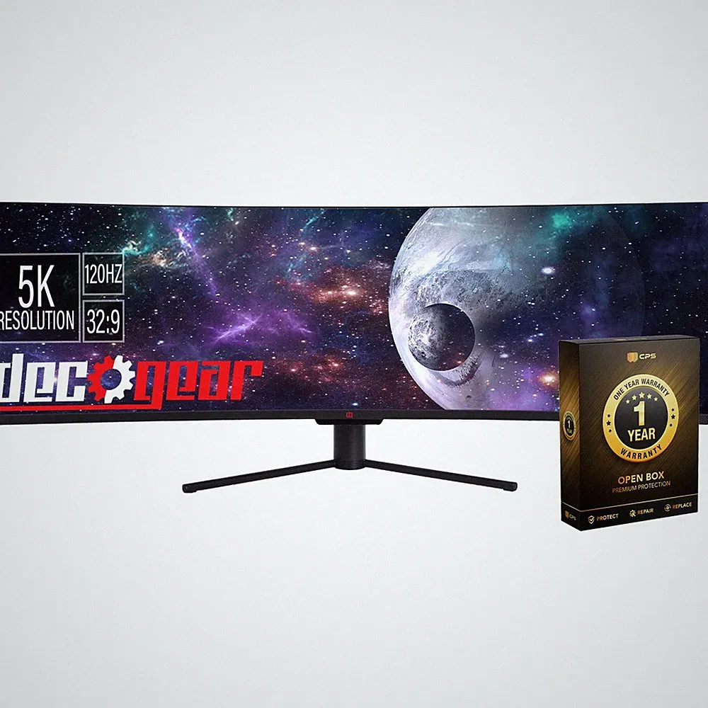 Deco Gear 49" Curved Ultrawide 5K Monitor (Open Box) with 1 Year Warranty