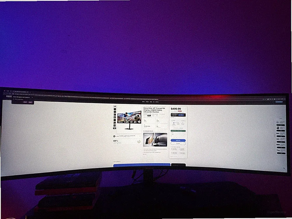 Deco Gear 49 inch Curved UltraWide LED Gaming Monitor