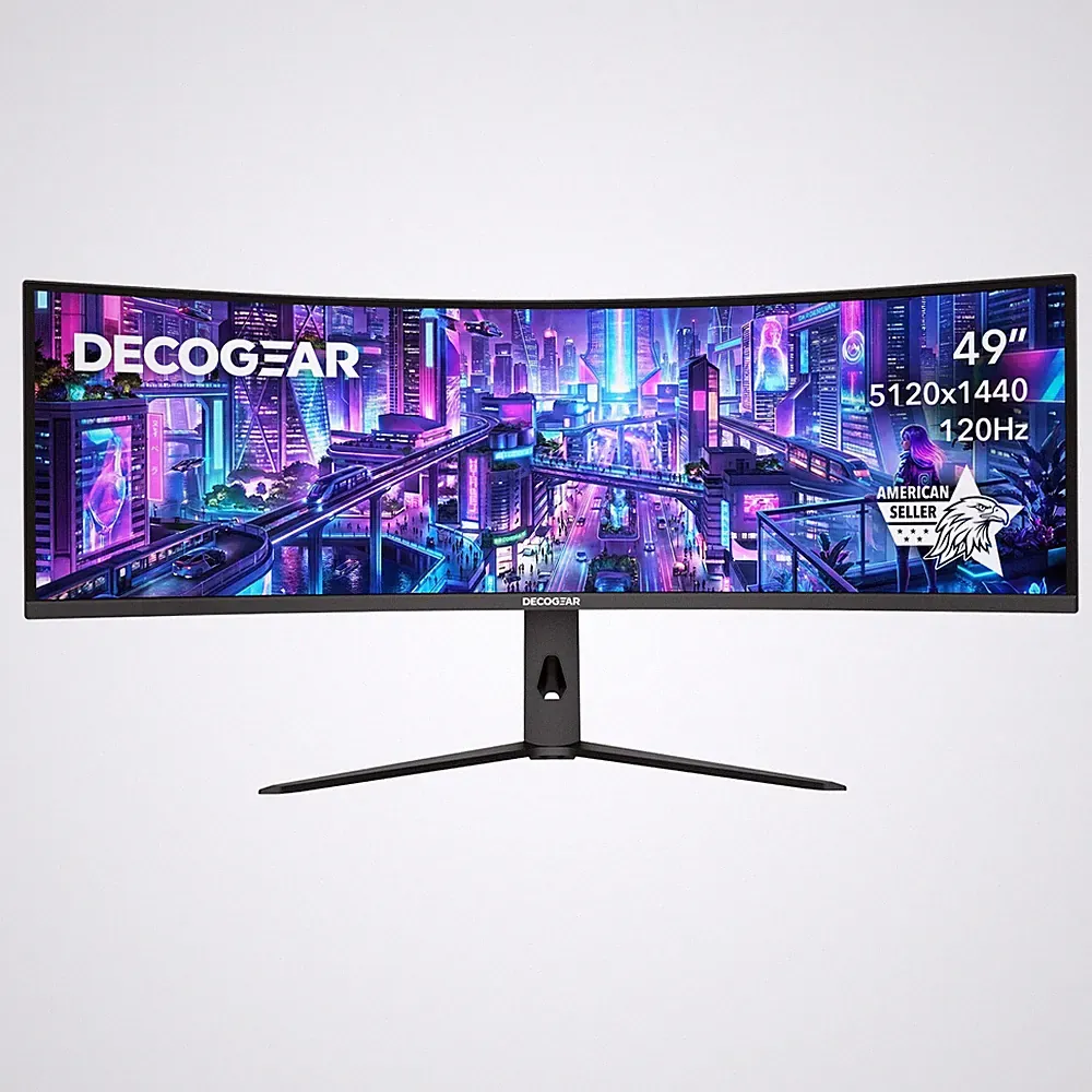 Deco Gear DGSKY49 49" Curved Ultrawide 32:9 R1000 Monitor 5120×1440 120 Hz