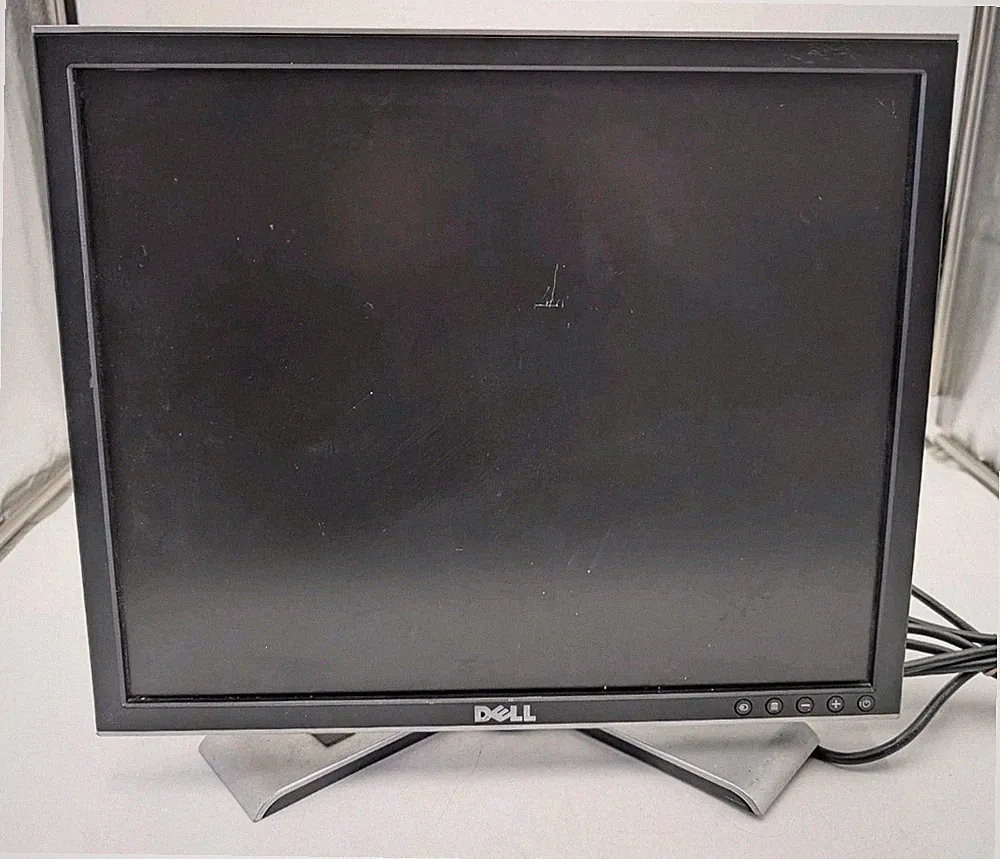 Dell 1907FPt 19" LCD Monitor 1280x1024 VGA DVI 4:3 Screen Flat w Stand