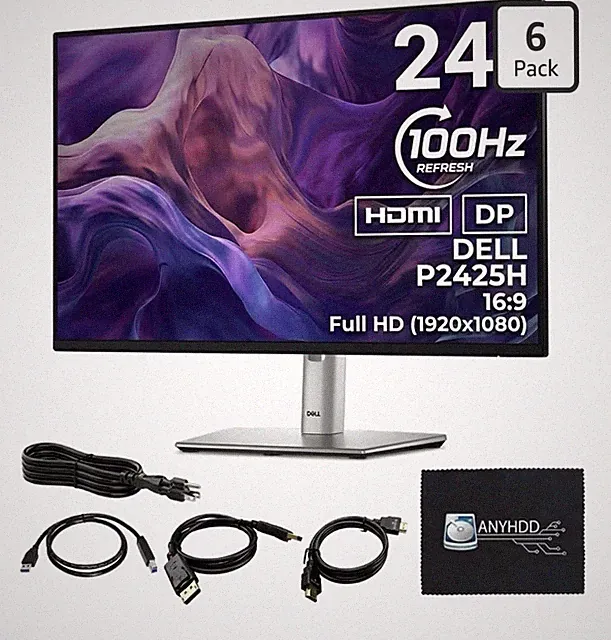 Dell 24'' 1080p Full HD P2425H 100Hz Full HD, 1920 x 1080 16:9 IPS Display