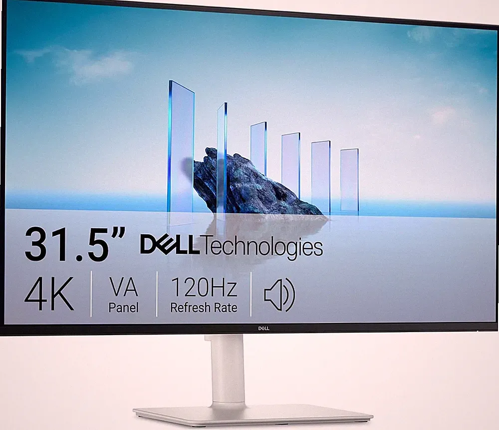 Dell 32 Plus 4K Monitor - S3225QS - 31.5-inch 4K (3840 x 2160) up to 120Hz 16:9
