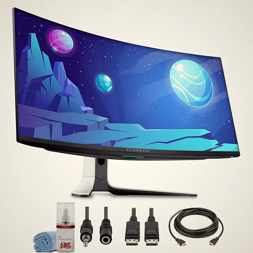 Dell Alienware AW3423DW 34.2" 1440p HDR 175 Hz Curved Gaming Monitor (Lunar