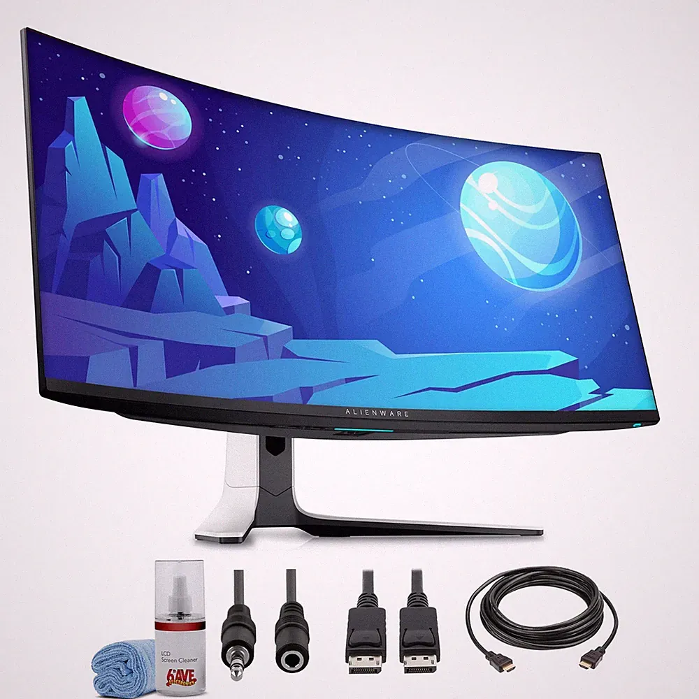 Dell Alienware AW3423DW 34.2" 1440p HDR 175 Hz Curved Gaming Monitor (Lunar